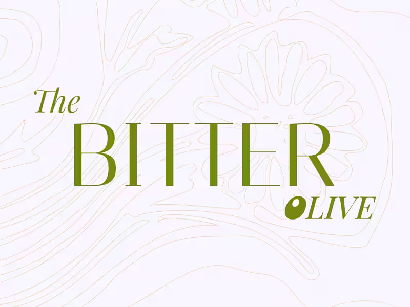 Cover image for Menu Design: The Bitter Olive