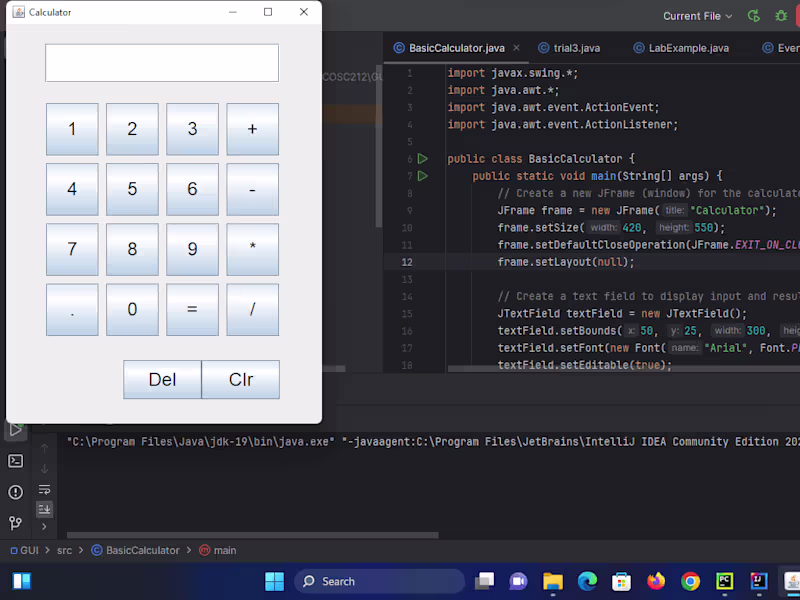 Cover image for Java Based Calculator with GUI