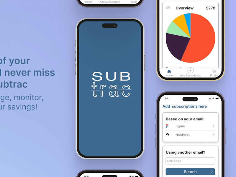 Cover image for Subtrac - track your subscriptions instantly!