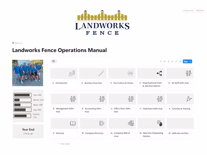Cover image for Landworks Fence Operations Manual