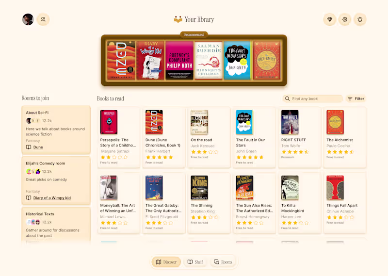 Cover image for Booka: Turning Reading Into a Social Experience