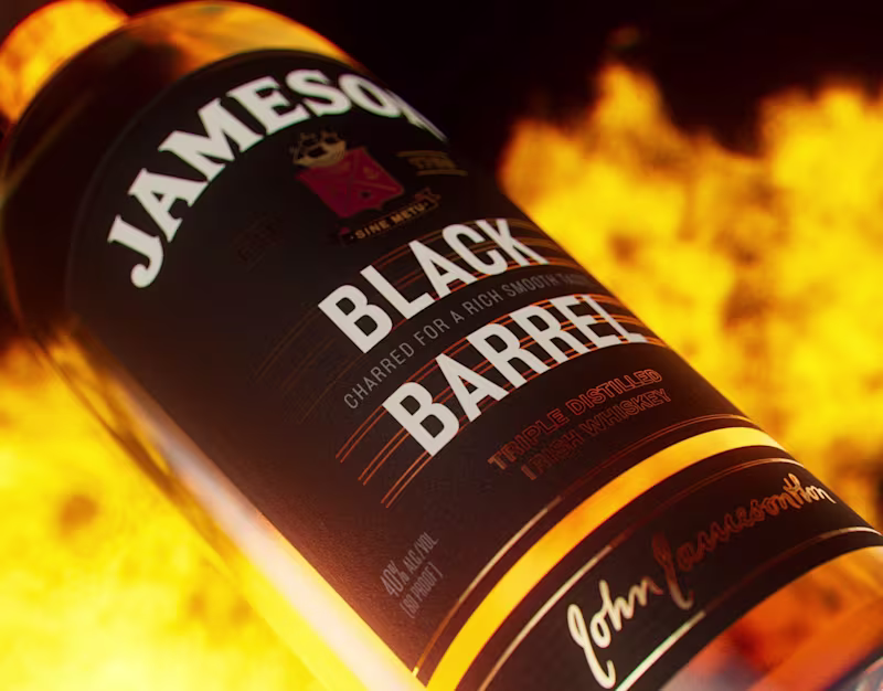 Cover image for Jamesons Black Barrel