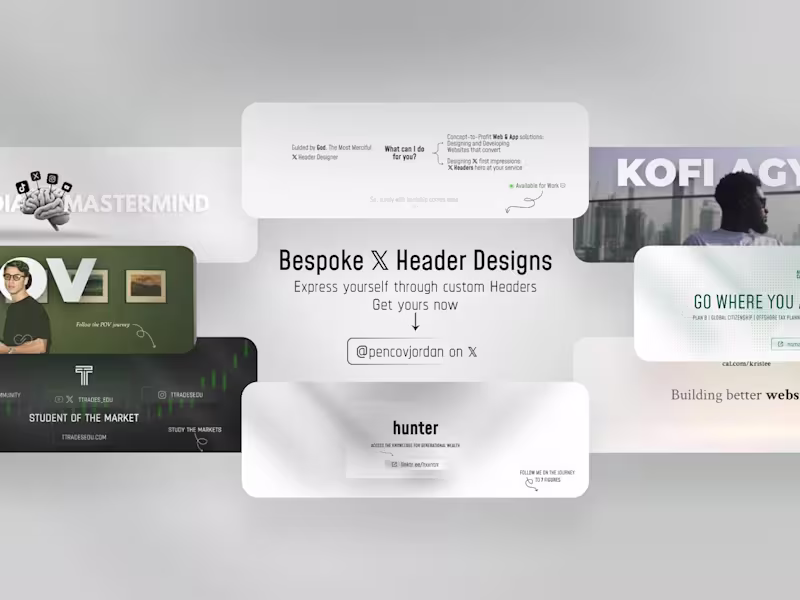 Cover image for X Header Designs