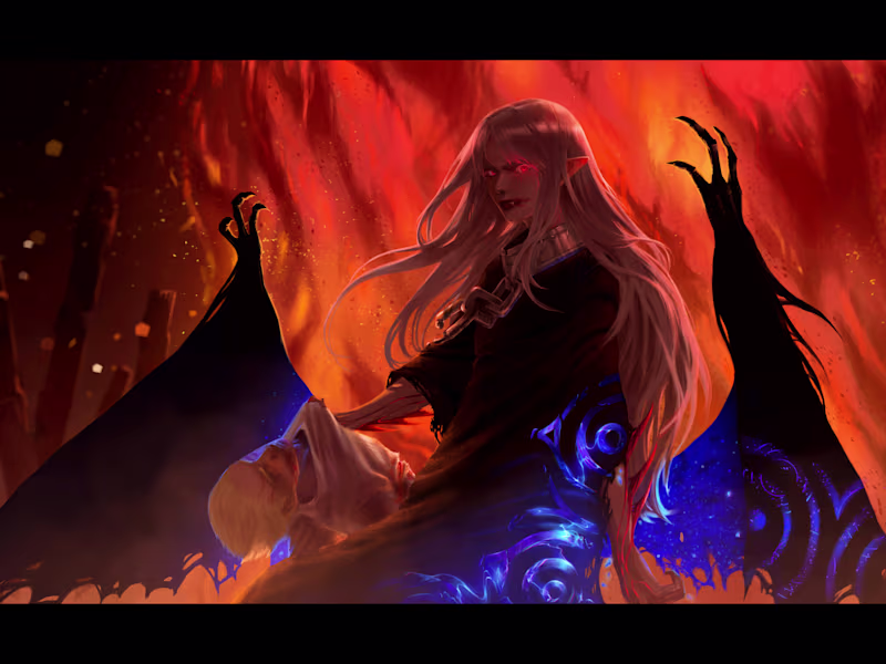 Cover image for Character-focusing fantasy illustrations