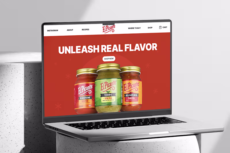 Cover image for El Picante Ecommerce Website Design