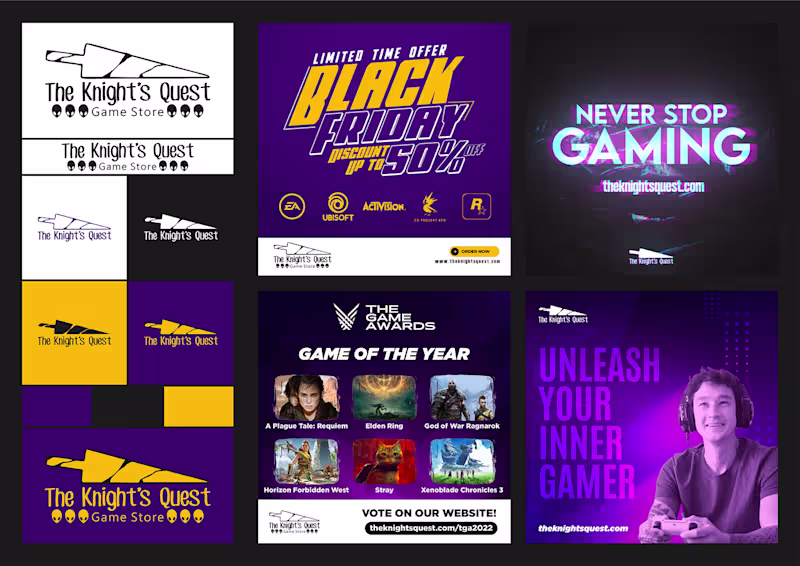 Cover image for The Knight's Quest on Behance