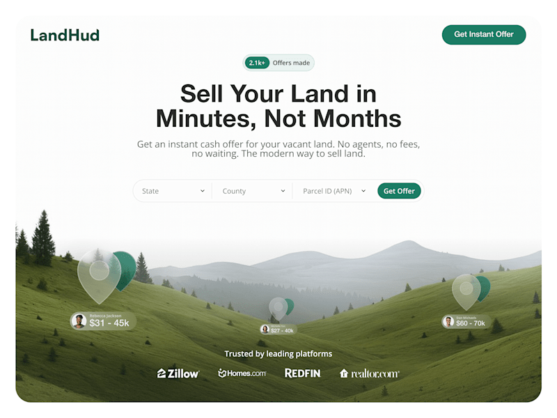 Cover image for Land Hud Pitch