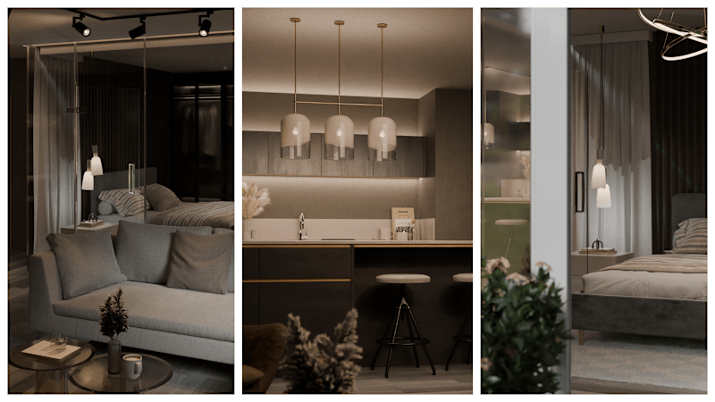 Cover image for Realistic 3D renders for your interior or exterior design