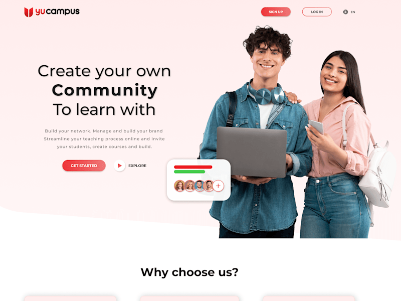 Cover image for E- learning LMS Platform videos
