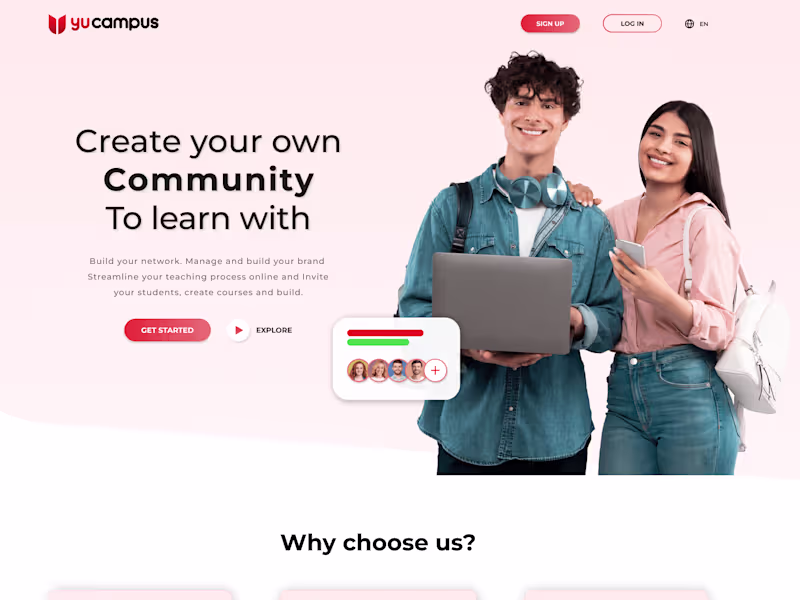 Cover image for E- learning LMS Platform videos