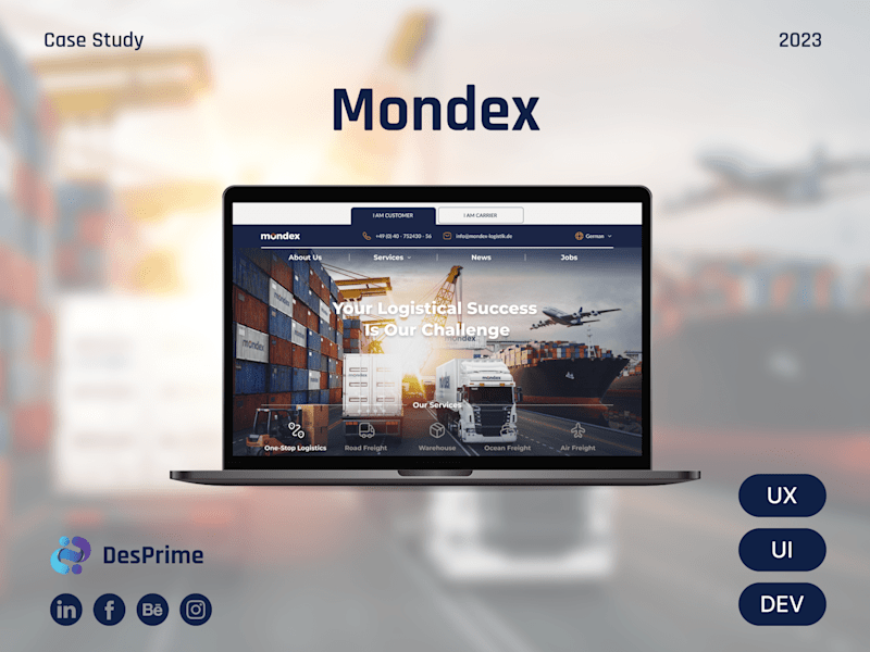 Cover image for Logistics Company Web Design & Development