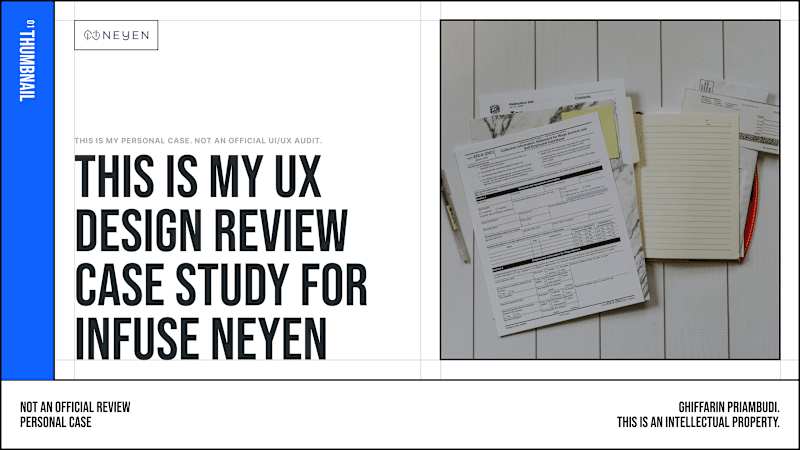 Cover image for UI/UX Design Audit Case Study for InFUSE Neyen's Website 