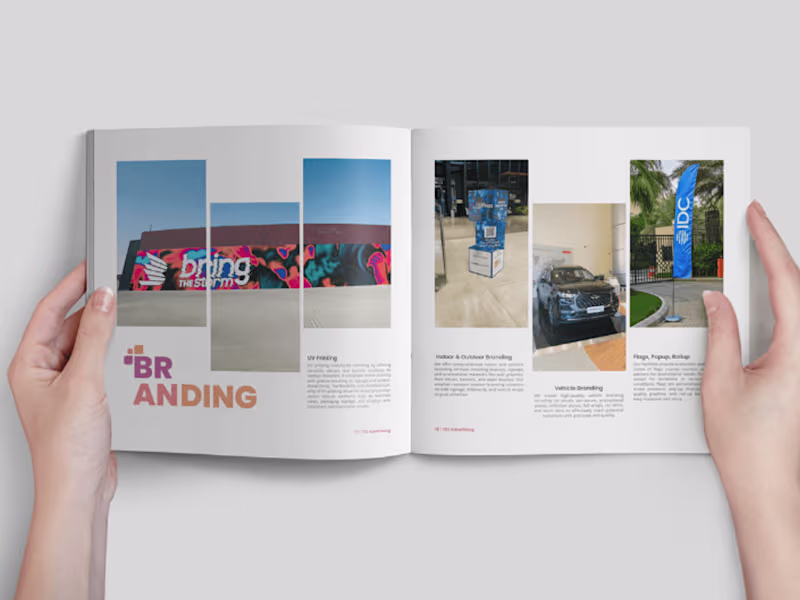 Cover image for Design company profile, catalog design, annual report, booklet