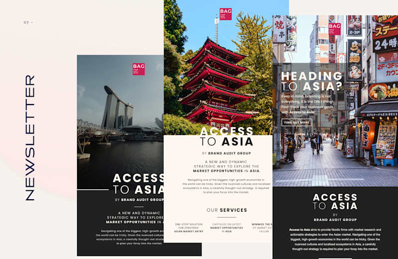 Cover image for Access to Asia — Social Media & Newsletter Design