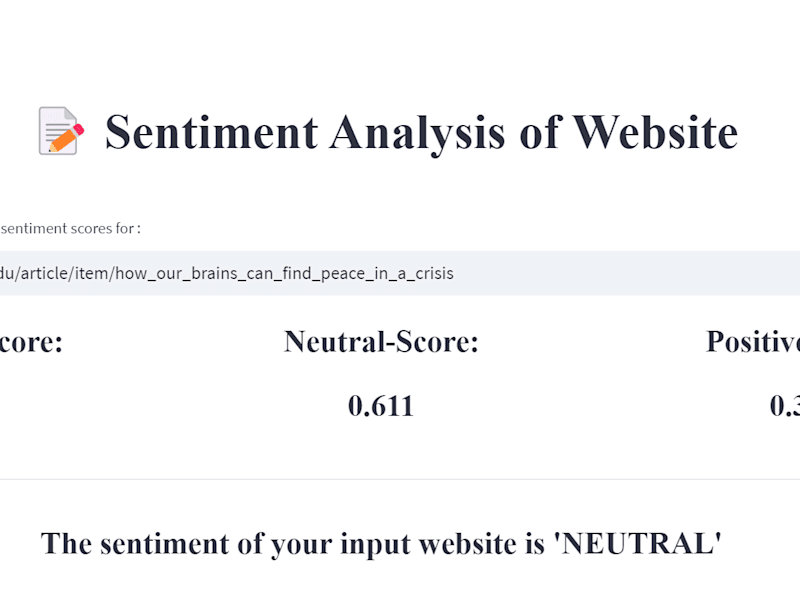 Cover image for Sentiment Analysis | Websites