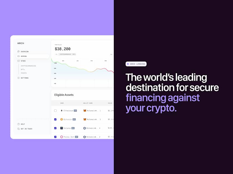 Cover image for Designing a crypto lending app that raised $5m