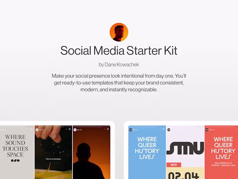 Cover image for Social Media Starter Kit