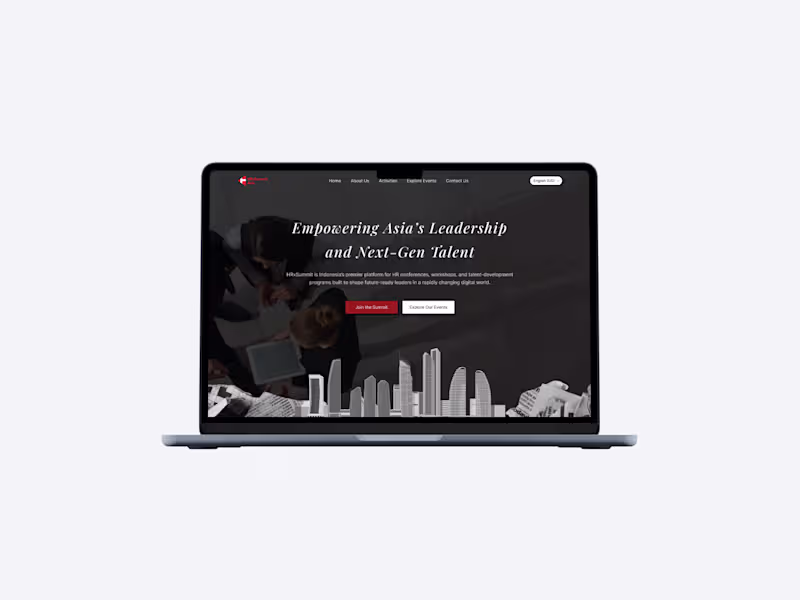 Cover image for HRxSummit Website Design