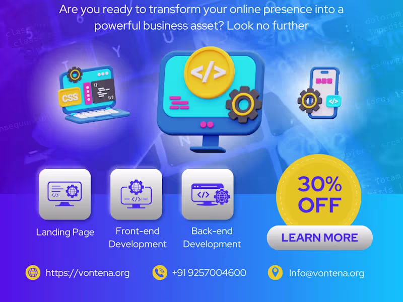 Cover image for Web Development Service