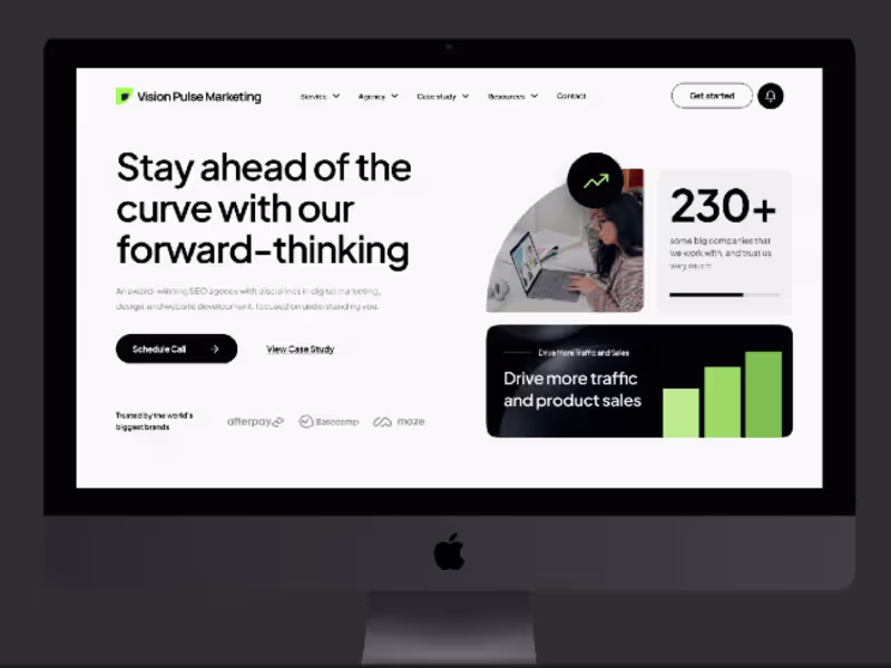 Cover image for Website Landing Page Design 