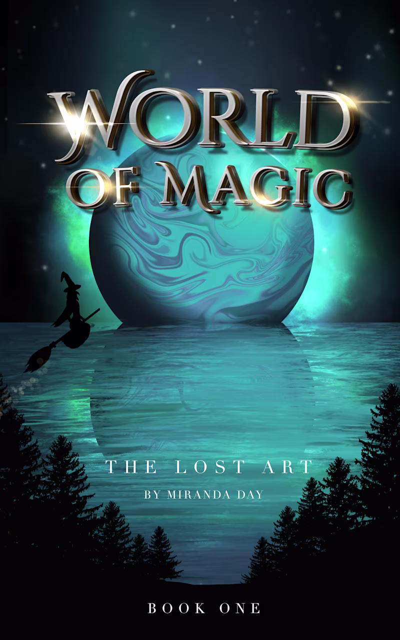 Cover image for Illustrated Book Cover Design for a Fantasy Novel