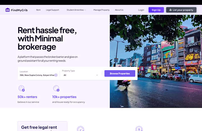 Cover image for Project Name: FindMyCrib – Hassle-Free Property Rental Platf...