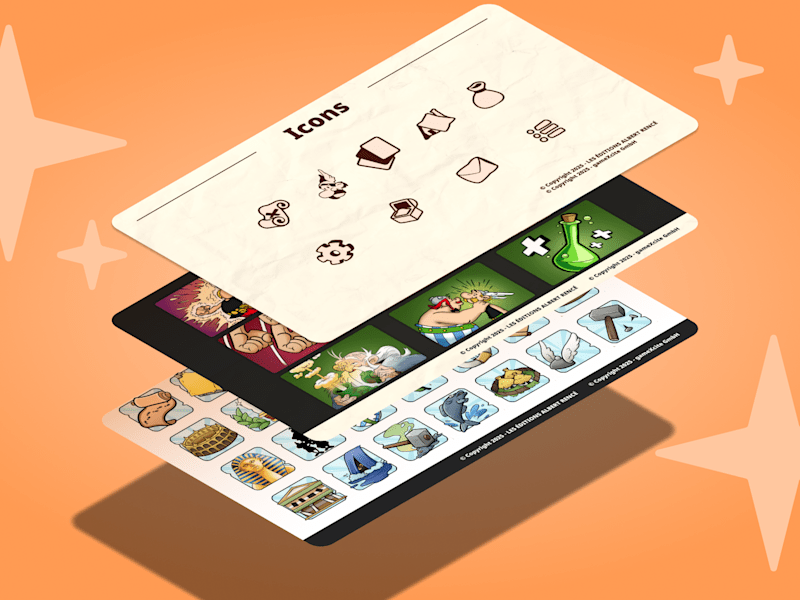 Cover image for Game Art & Interface Design: Asterix & Obelix: Heroes