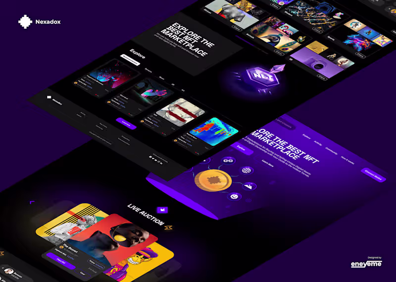 Cover image for Nexadox NFT Landing Page