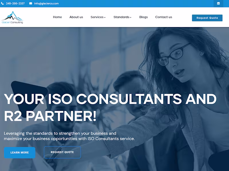 Cover image for Website Revamp and SEO Optimization for Glaciercs.com