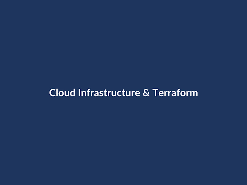 Cover image for Cloud Infrastructure Review & Terraform Setup