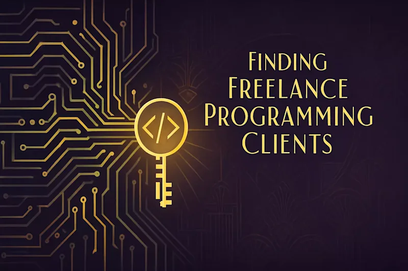 Cover image for Finding Freelance Programming Clients: Proven Strategies for 2025 (No Marketplaces!)