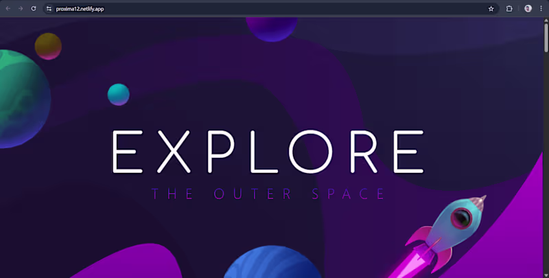 Cover image for Proxima – NASA Space Apps 2025 Galactic Winner