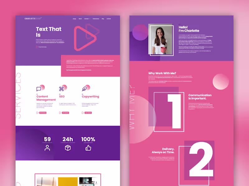 Cover image for Personal Business Website | CharlotteLuise