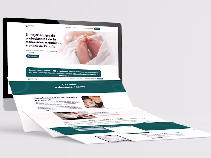 Cover image for Maternify - Web Design