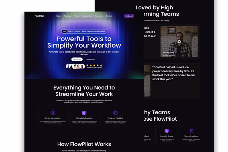 Cover image for FlowPilot – Streamlining Team Workflows for Scale
