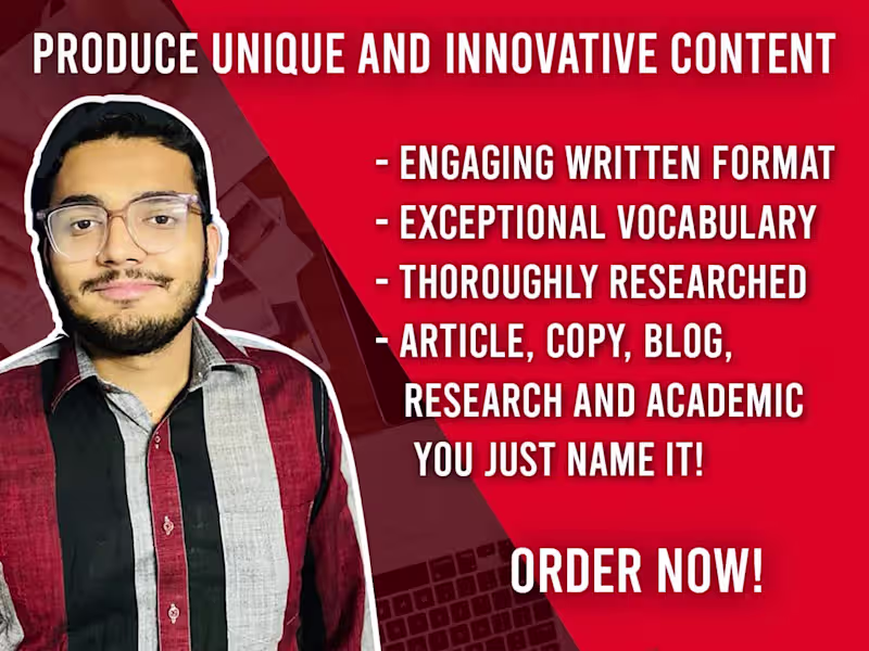 Cover image for Creative Writing Services