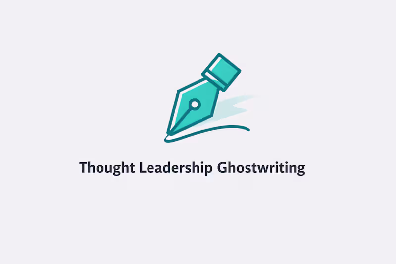 Cover image for Thought Leadership Ghostwriting
