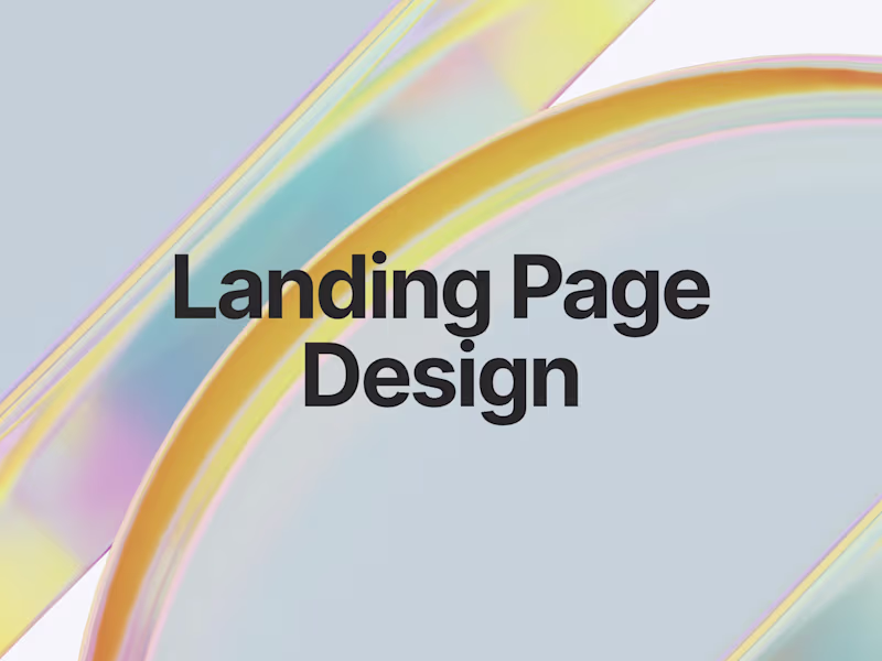 Cover image for Landing Page Development