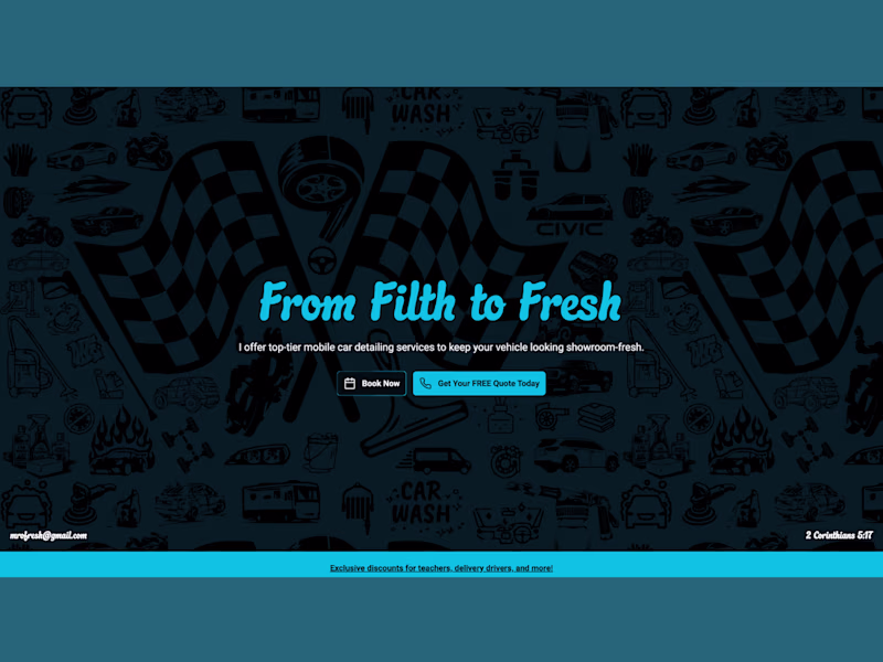 Cover image for Mr. O Fresh Landing Page