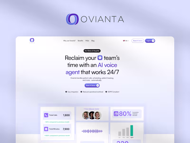 Cover image for Ovianta Framer Design & Development