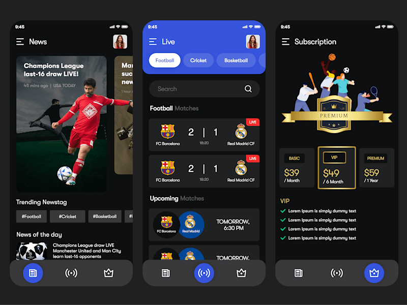 Cover image for Dexy - Sport News App