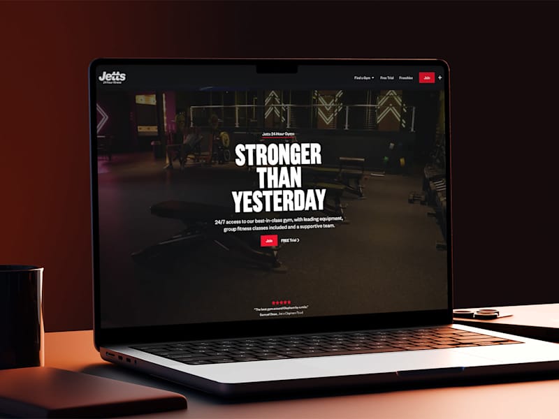 Cover image for Jetts Gym Brand Website Redesign and Development