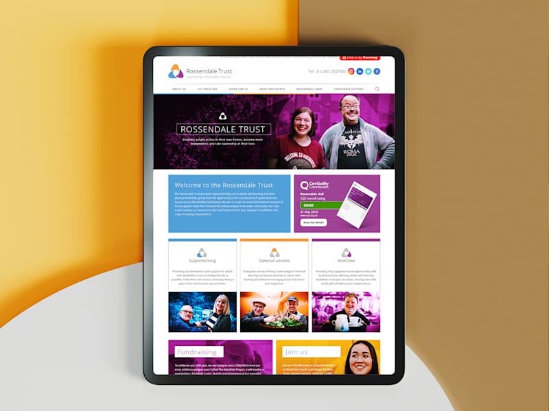 Cover image for Website: Charity for the Disabled