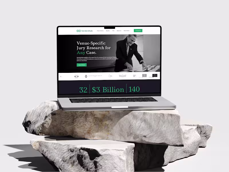 Cover image for Figma to Webflow Transition for VerdictHub