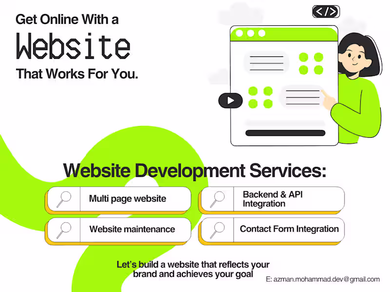 Cover image for Full Website Development