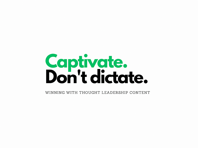 Cover image for Thought leadership content: B2B stories worth telling
