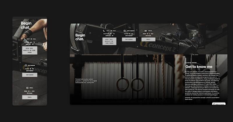 Cover image for CrossFit membership website - Framer Template