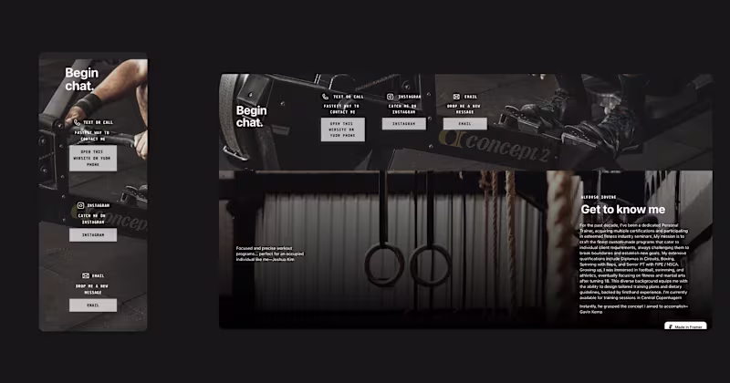 Cover image for CrossFit membership website - Framer Template