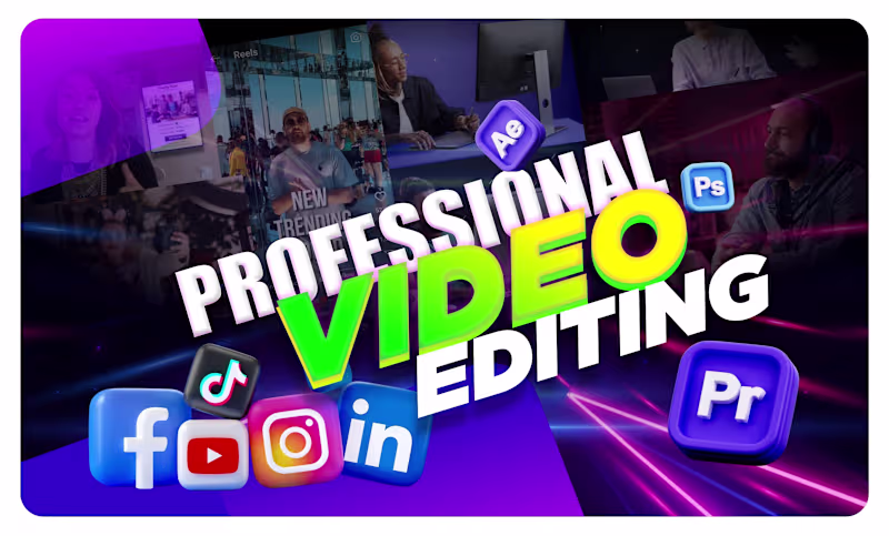 Cover image for I will do professional video editing using premier pro 