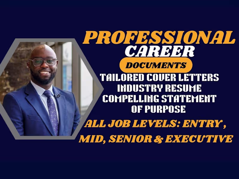 Cover image for Professional Resume & Cover Letter That Get Interviews